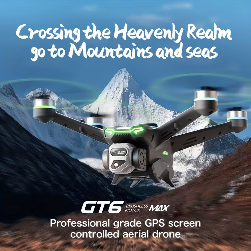 GPS-equipped Drone, 2000-meter Flight Range, 200-meter Altitude, Featuring A 5.64-inch Large-screen Remote Controller, ESC Camera, WiFi First-person View, Intelligent Obstacle Avoidance/intelligent Follow, GPS One-touch Return-to-home