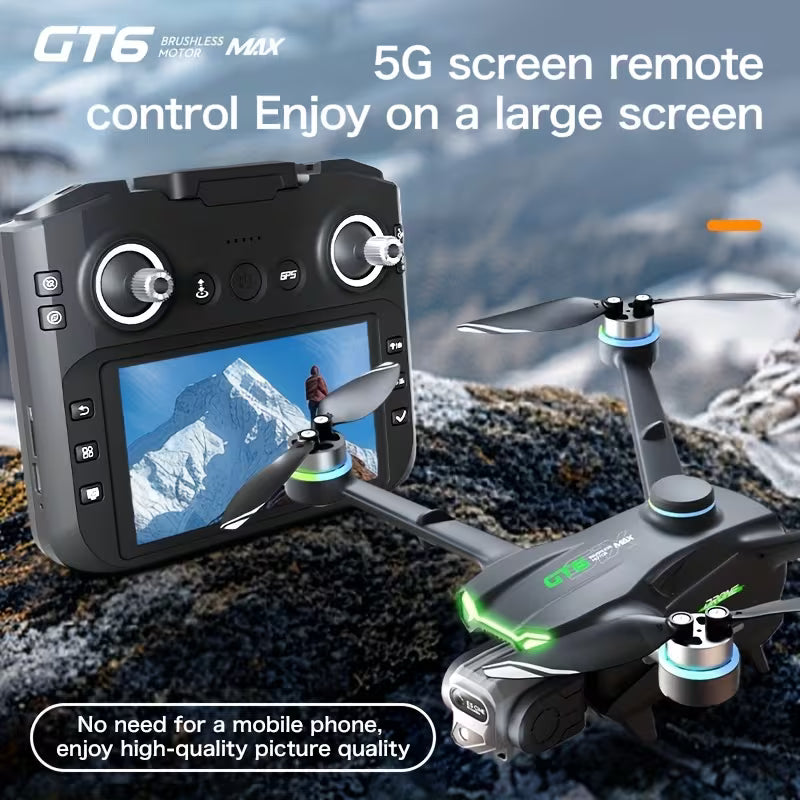 GPS-equipped Drone, 2000-meter Flight Range, 200-meter Altitude, Featuring A 5.64-inch Large-screen Remote Controller, ESC Camera, WiFi First-person View, Intelligent Obstacle Avoidance/intelligent Follow, GPS One-touch Return-to-home