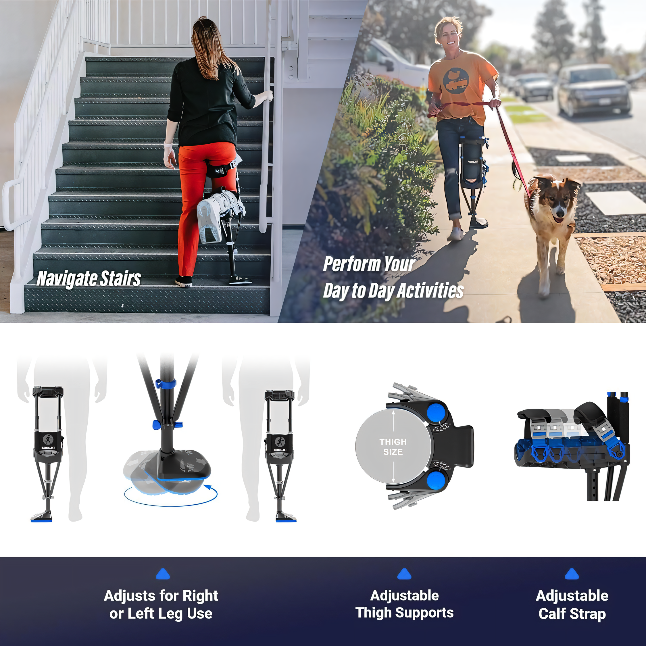 Hands Free Crutch Alternative Knee Scooters