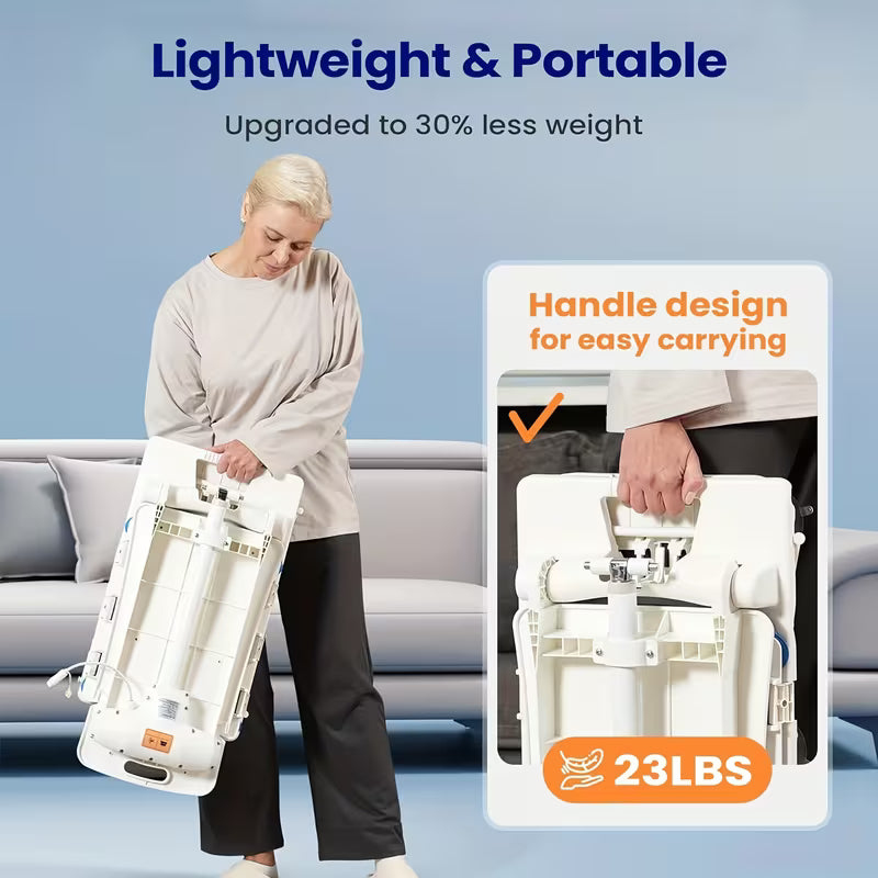 Lightweight Electric Chair Lift, Lift Elderly from Floor, Remote Control Floor Lift, Fall Assist Devices, Item Weight 23 LBS, Support Up to 300 LBS, Suction Cups, Standing Aids & Supports