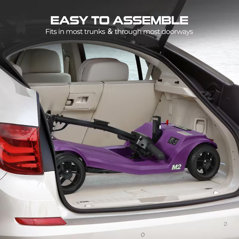 4-Wheel Electric Mobility Scooter 330 Lbs 250W Motor