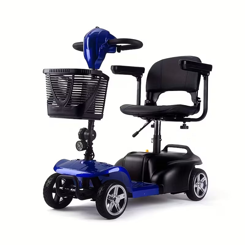 Mobility Aids for The, Four-wheel Foldable Mobility Scooters for Adults, 250w
