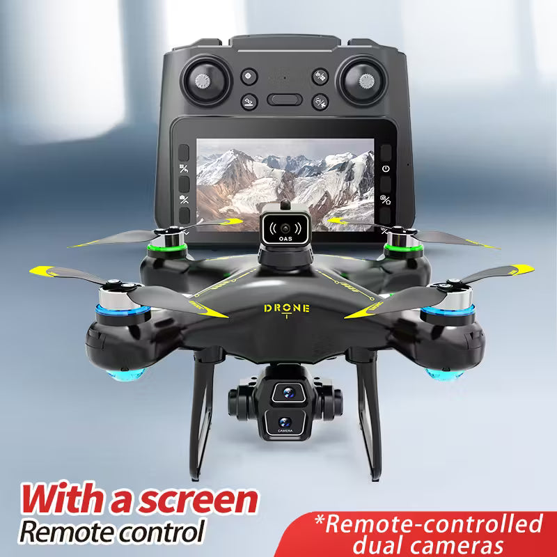 8K GPS Drone with 2 Batteries - 60 Min Flight Time, Brushless Motor, Auto Obstacle Avoidance & Return to Home - Eagle Eye Camera for Beginners & Professionals