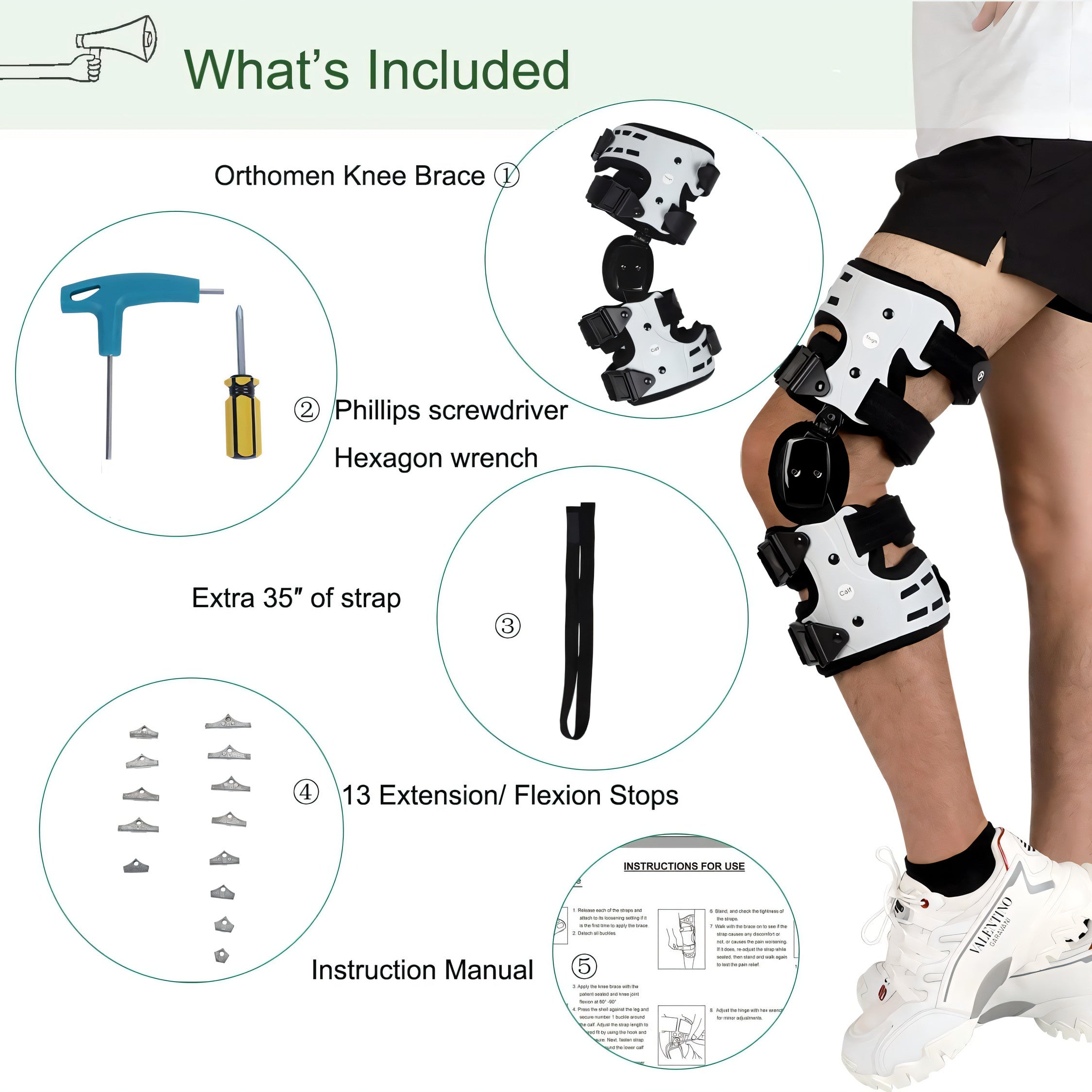 OA Unloader Knee Brace Arthritis Pain Osteoarthritis