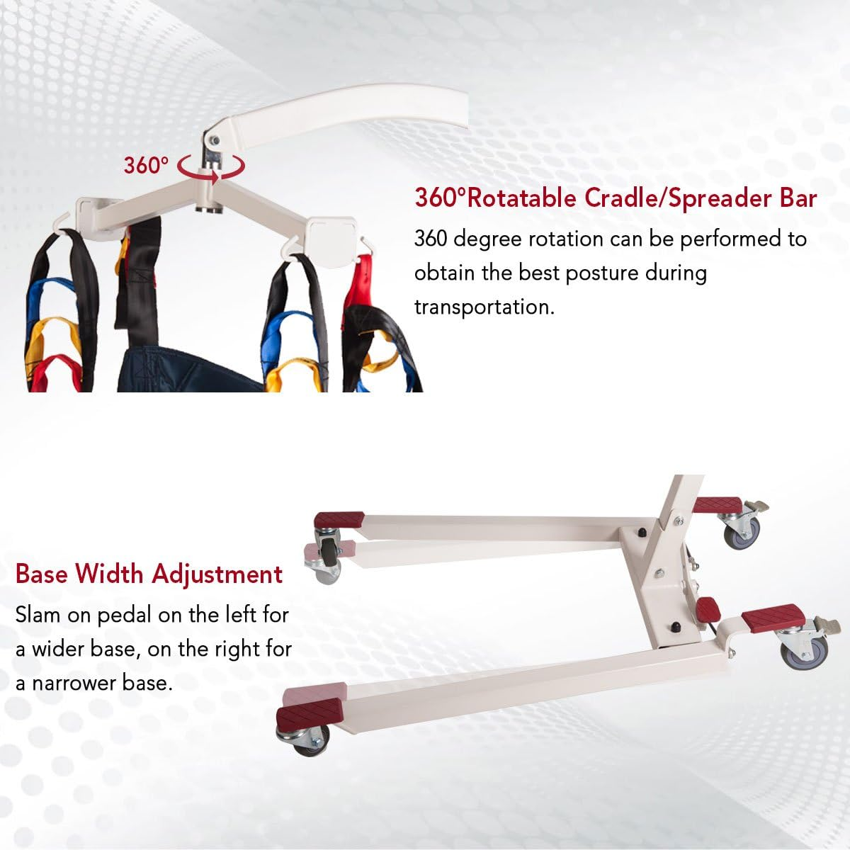 Patient Lift Electric Unfoldable Hydraulic Body Transfer