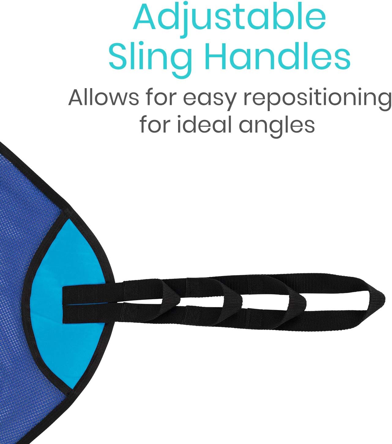 Patient Lift Sling with Opening (400lb Capacity) - Lifting Aid Straps for Transfer - Commode Chair for Hydrolic Medical Full Body Device for Elderly, Bariatric, Nursing, Caregiver - Mesh Support