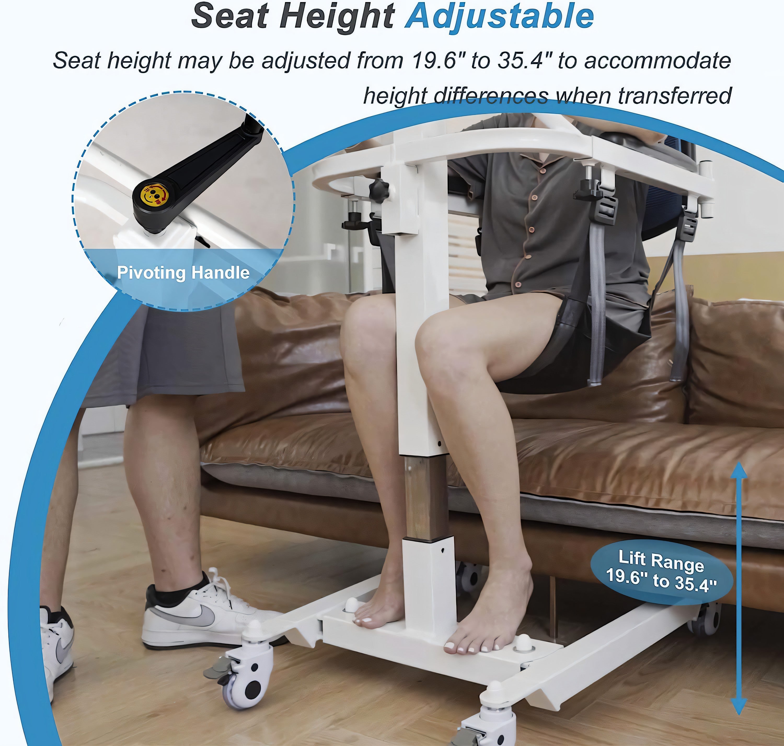 Patient Lift Transfer Chair for Home