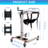 Multi-Function Home Patient Lift Wheelchair: Portable, Safe, Elderly-Friendly with Bedpan