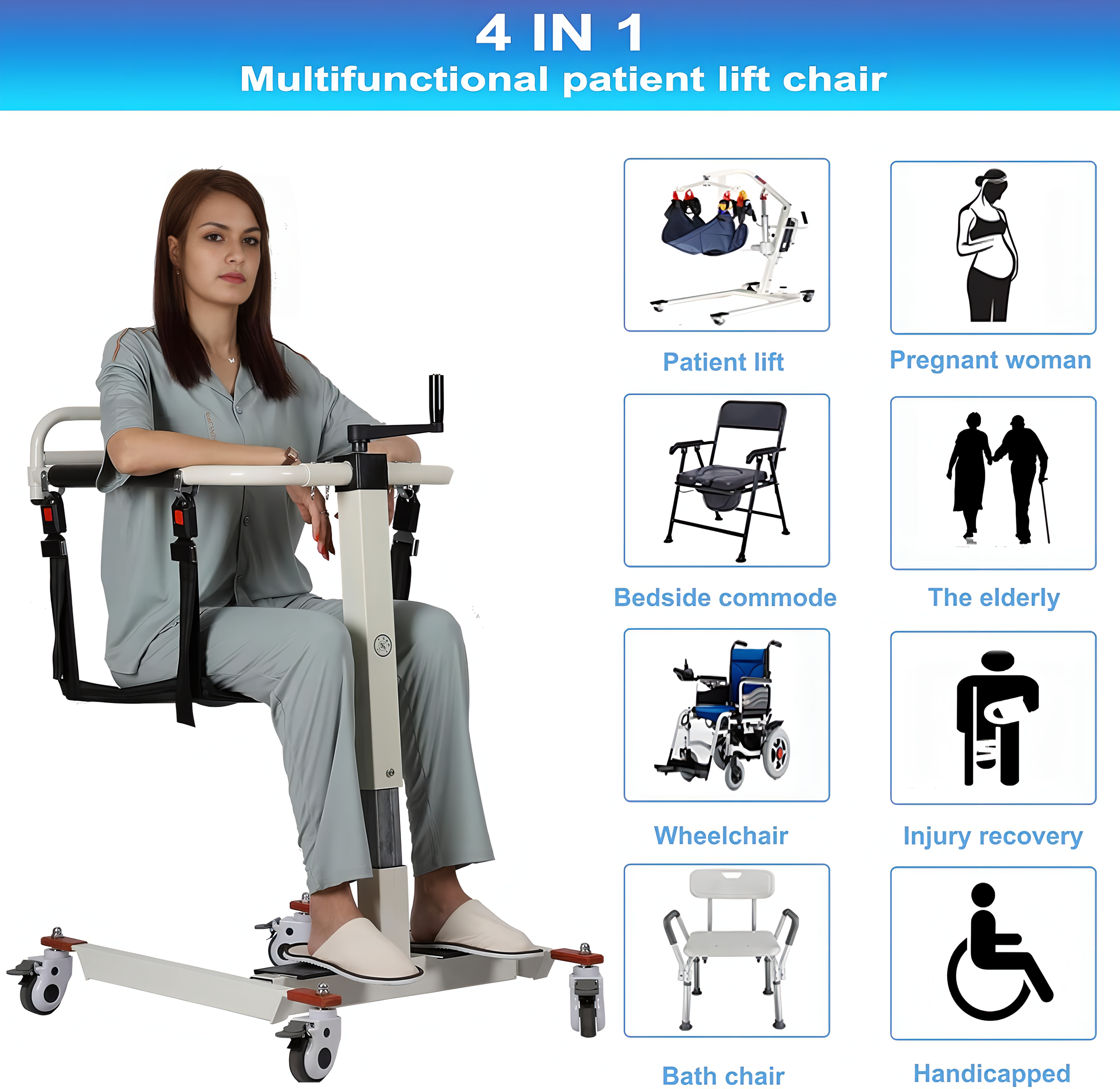 Patient Lift Wheelchair for Home