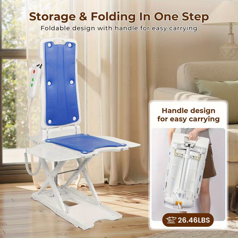 Portable Folding Sit To Stand Patient Transfer Chair