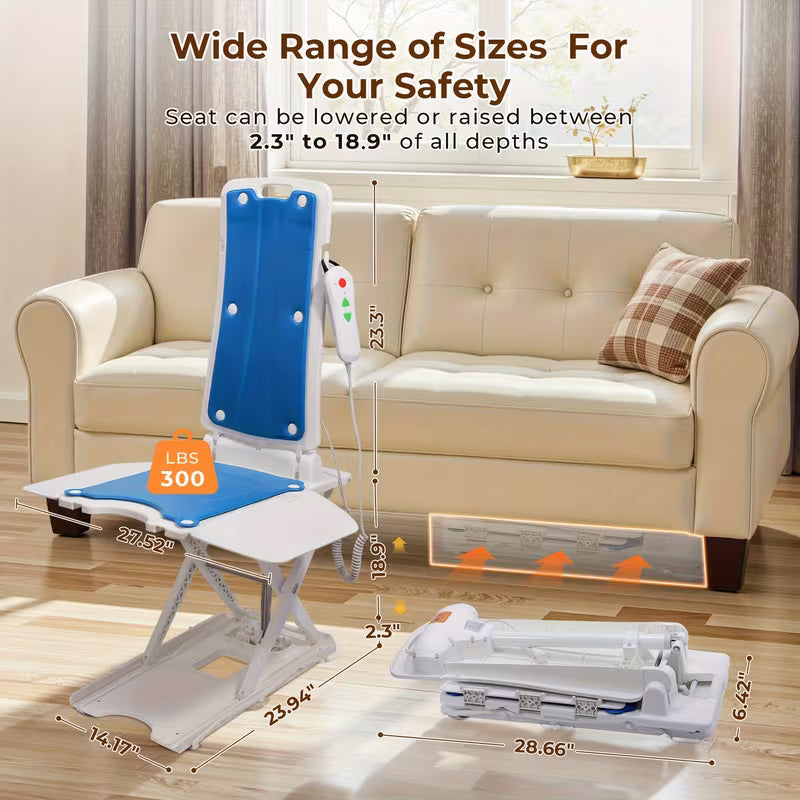 Portable Folding Sit To Stand Patient Transfer Chair