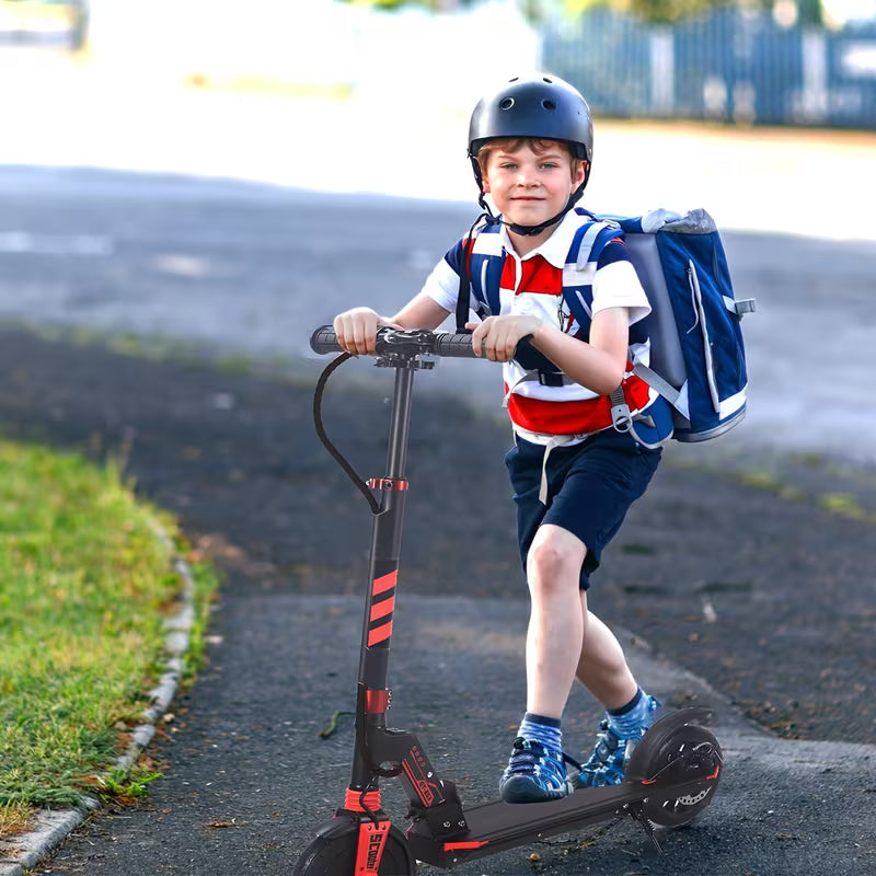 Portable Electric Foldable Scooter Suitable for Students & Teens - 180W Motor, Quick Charge, Lightweight Foldable e-Scooter with Range, Fast- & Frame for Urban Commuting, College Campus & Short-Distance Travel