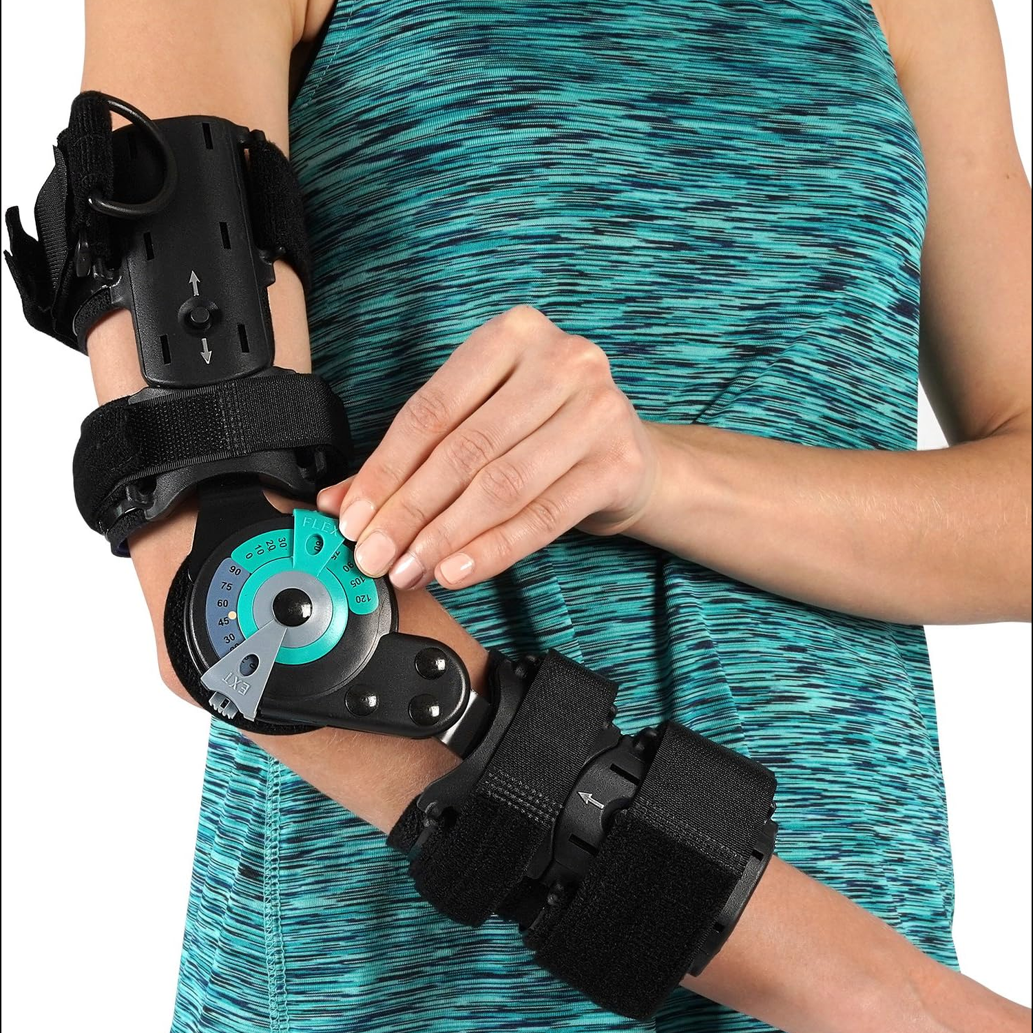 Hinged Elbow Brace Support Post Op Injury Recovery