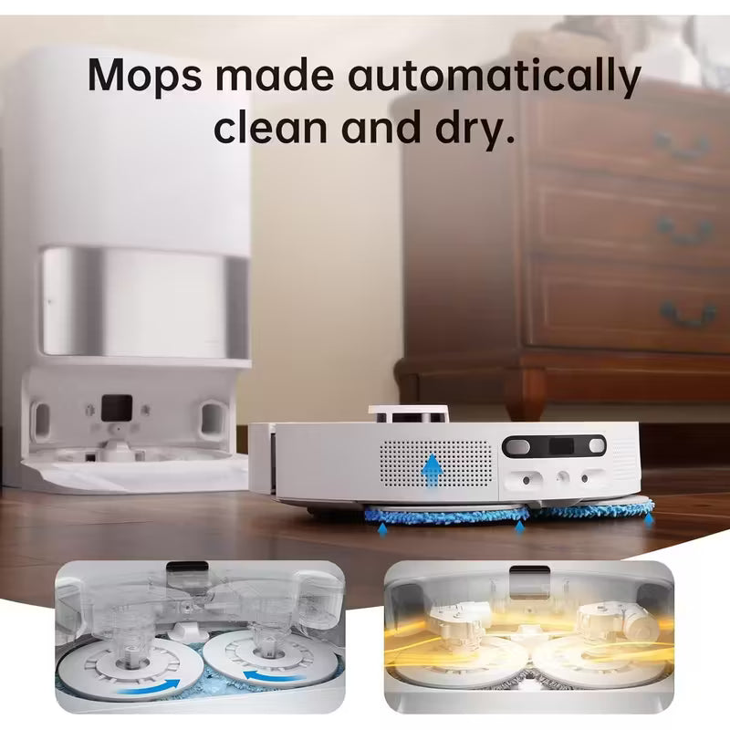 Refurbished DREAME L10s Ultra Smart Robot Vacuum And Mop Combo, Auto Mop Cleaning And Drying