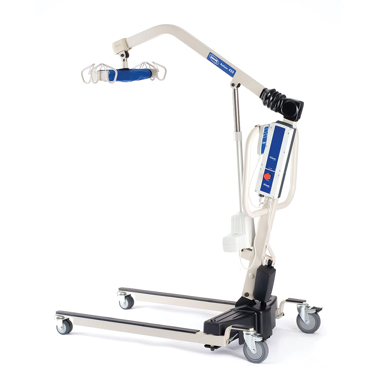 Reliant Battery-Powered Patient Lift with Power-Opening Low Base