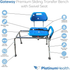 Sliding Bath Transfer Bench with Swivel Seat-Padded