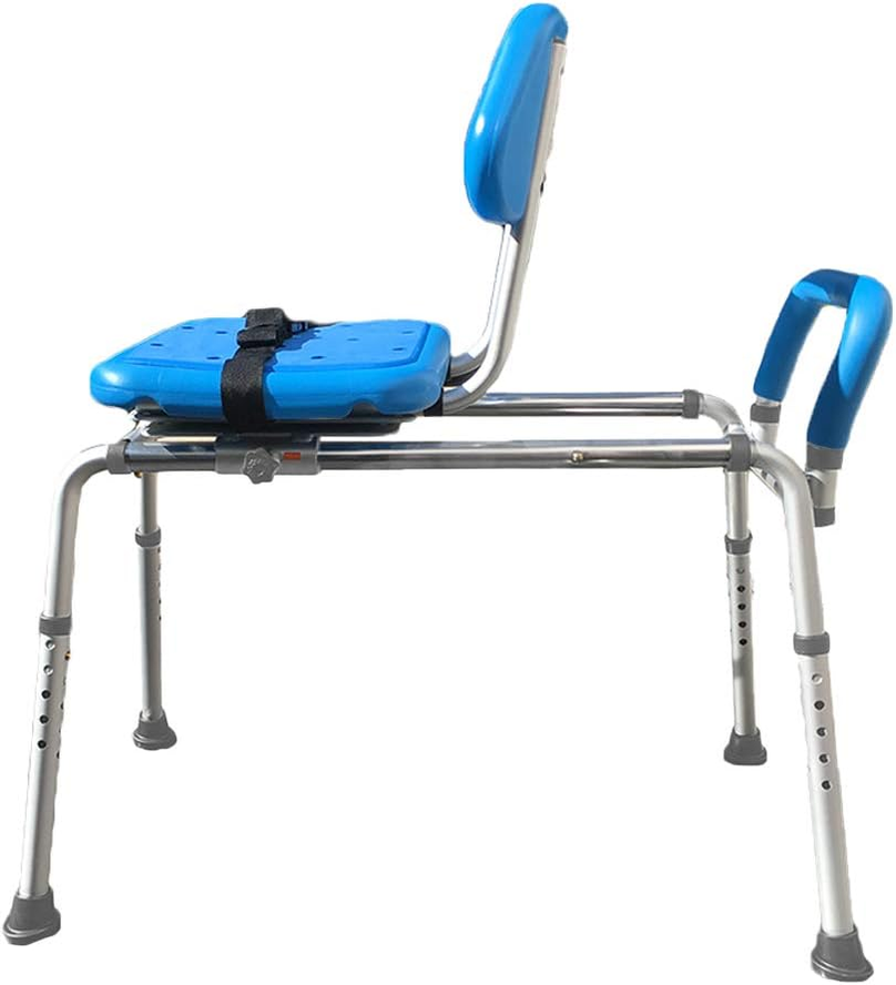 Sliding Bath Transfer Bench with Swivel Seat-Padded