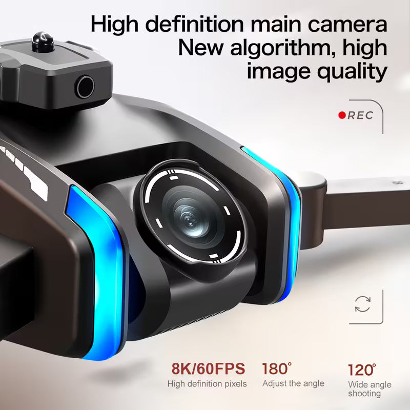 he DINGETU Drone Features a High-Definition 8K Large Screen, 5G Optical Flow, GPS, And a Professional Aviation Camera