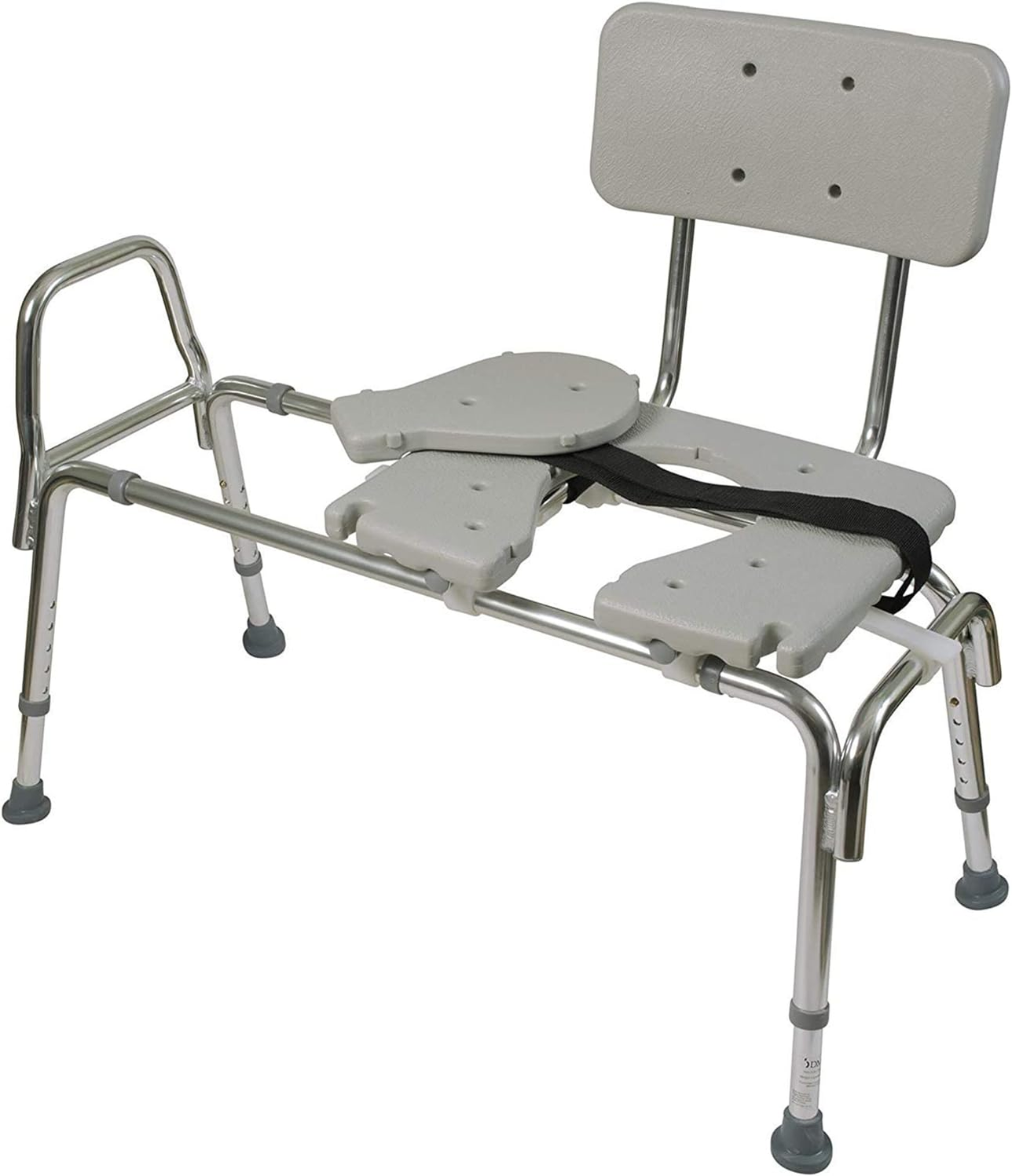 Transfer Bench Shower Chair with Non Slip Aluminum Body