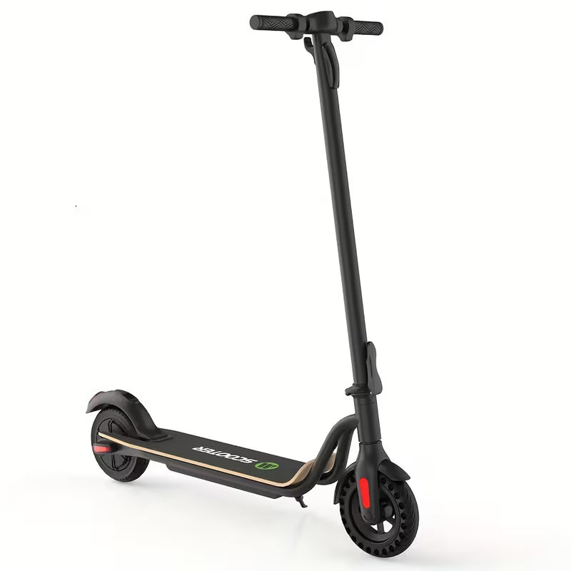 Ultra Lightweight Foldable Electric Scooter, Wood Pedal With 8 Solid Wheels, 7.8AH Battery Supports
