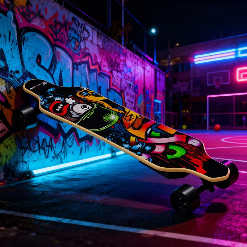 Windseeker Commuter Electric Longboard, 450W Motor, 30kmh Speed, 30km Range