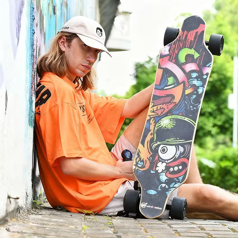Windseeker Commuter Electric Longboard, 450W Motor, 30kmh Speed, 30km Range