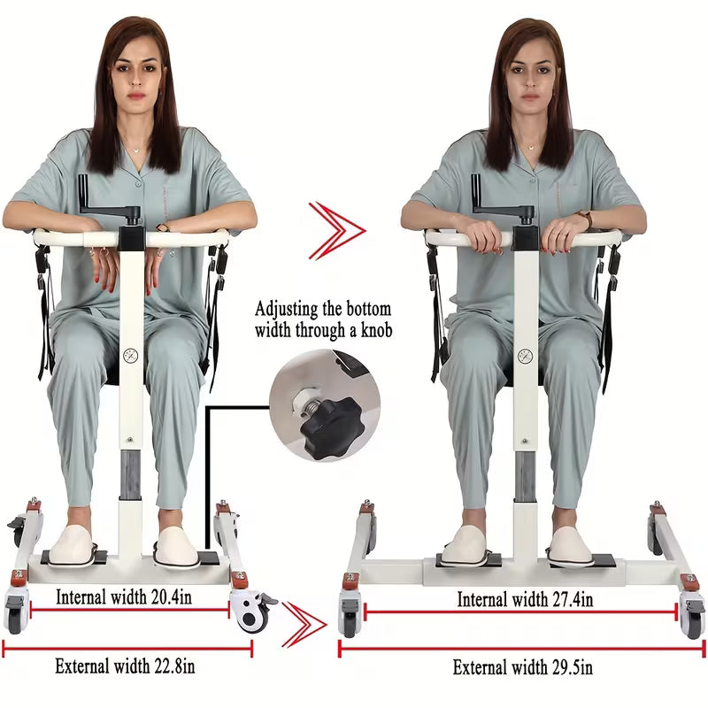 Patient Lift Transfer Chair, Patient Lift for Home, Car, Lightweight Bedside Bathroom Shower Chair, Patient Lift Aid