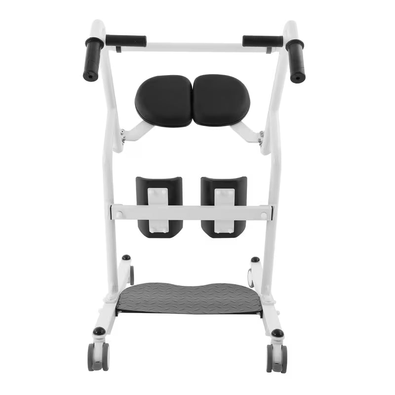 Sit to Stand Lift - Adjustable Nursing Transfer Aid - Versatile Metal Frame for Homes, Healthcare, and Public Spaces