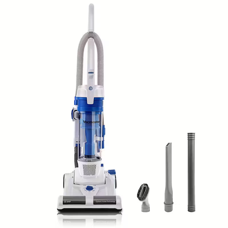 Upright Vacuum Cleaner Power Suction Bagless Vacuum Cleaner Portable Floor Cleaner with 20ft Cord & 13 Inch Cleaning Path for Carpet, Hard Floor And Pet Hair