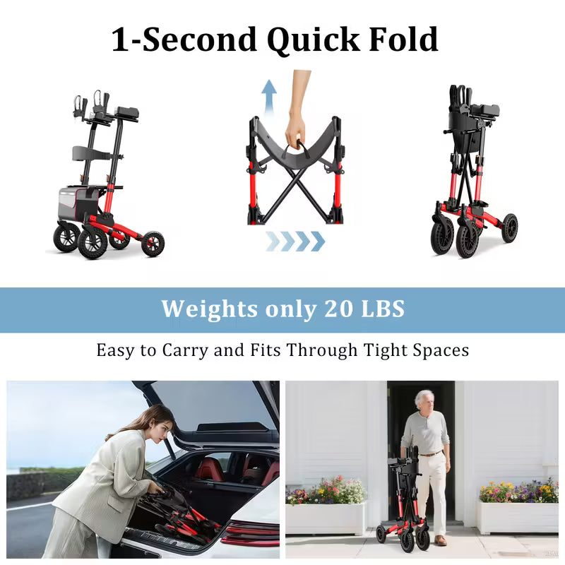 wheel roller shopping cart which is lightweight and can befolded andunfolded in one step for use It has an enlargedshopping basket a seatand adjustable height It isa shoppingcart suitable for the elderly and people of different heights